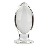 Beauty7 Extra Large Giant Glass Butt Plug Heavy Duty Anal Training Stimulator Sex Toy