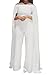 Blansdi Women Off Shoulder Cloak Cape Clubwear Party Wide Leg Pants Long Jumpsuit Romper