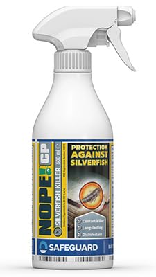 NOPE! CP Silverfish Killer Spray - 500ml - Spray Long-Lasting, Fast Acting for Indoor and Outdoor use