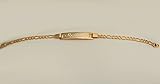 Personalized Gold Baby ID Bracelet Customized Engraved FREE