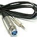 InstallerParts 10Ft XLR Male to 3.5mmm Stereo Male Cable -Can Be Used with Microphone Cables, Audio Interfaces, PA Applications and More!