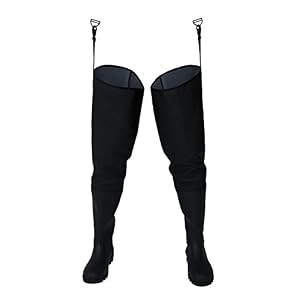 Pros/3kamido Bottes Cuissardes « Standard » De Qualité Pour Pêcheurs Professionnels, Noir