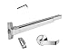 Dynasty Hardware Push Bar Panic Exit Device Aluminum, with Exterior Lever primary