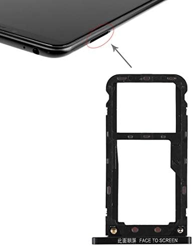 Wngjianbog Smartphone Spare Accessories SIM Card Tray for Xiaomi Mi Max 3(Black) (Color : Black)