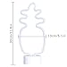 Pineapple Neon Signs, LED Neon Light Sign with Holder Base Operated by Battery/USB for Party Supplies Home Decor Ideal for Bedroom, Lounge, Office, Wedding