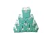 Robbins Egg Blue Jewelry Gift Favor Boxes - 12 Boxes