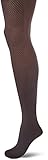 HUE Women's Chevron Tights with Control Top, Black, M/L