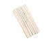 [1000] FirstChoice EcoNaturals Disposable Wood Beverage Coffee Drink Stirrers - 7 Inch Length Round Corners Wooden Coffee Stirrers By First Choice (1000 Stirrers) in Paper Box