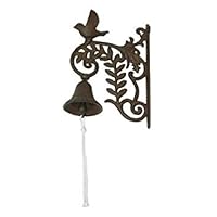 IWGAC 0184S-0101 Cast Iron Wall Mount Bird Bell