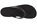 OLUKAI Kulapa Kai Women's Beach Sandals, Quick-Dry Flip-Flop, Water Resistant, Compression Molded Footbed & Wet Grip Soles, Black/Black, 7