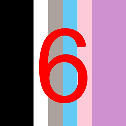 6 Pairs (Black/White/Grey/Purple/Blue/Pink)