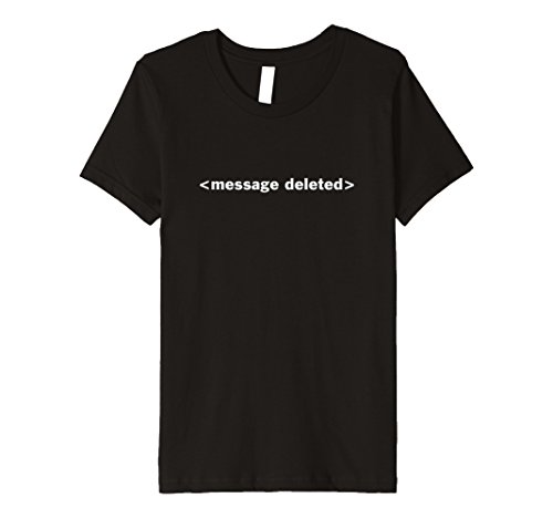 Kids Message Deleted Tee 4 Black