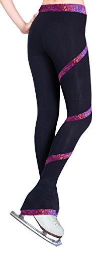 image for ny2 Sportswear Figure Skating Spiral Polartec Polar Fleece Pants (Holo