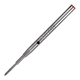 Monteverde Ballpoint Refill to Fit Montblanc Ballpoint Pens, Medium Point, Soft Roll, Red, 2 per Pack (M132RD)