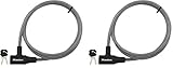 Master Lock 8154DPF Cable Lock, 6-Foot x 3/8-inch