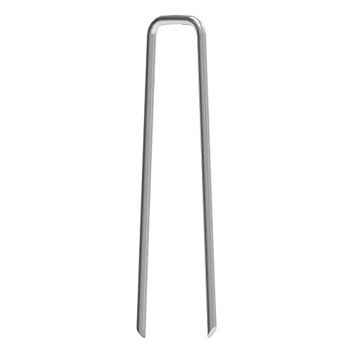 OK5STAR 500 Pack Landscape Staples 6" Garden Staples, Galvanized Steel Landscape Fabric Staples Sod Ground Staple (RGardenStake-W500) - Thumbnail 2