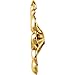 14KT Yellow Gold Small 0.43 Inch Diameter Flower Earring Jackets