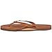 Rainbow Sandals Women's Single Layer Premier Leather Narrow Strap, Tan/Brown, Ladies Medium / 6.5-7.5 B(M) US