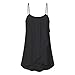 Women Summer Loose Crop Top Button Cami Tank Tops Vest T-Shirt Blouse