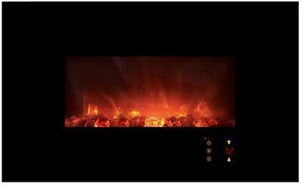Modern Flames AL60CLX2-G 60" CLx Electric Fireplace with Black Glass Front