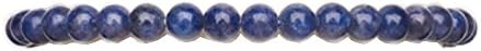 Sodalite for Logic , Power-Mini Stretch Bracelet 4mm Beads
