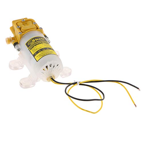 MagiDeal 12V 60W 4L/min 5bar Diaphragm Pressure Booster Pump Self-priming Water Pump