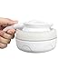 Gienar Travel Foldable Electric Kettle Food Grade Silicone Collapsible Kettle with Boil Dry Protection 600ML (100-120V & 220-240V, White)