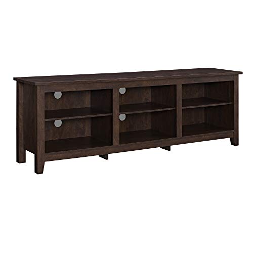 Walker Edison Wren Classic Brown TV Media Console Entertainment Center