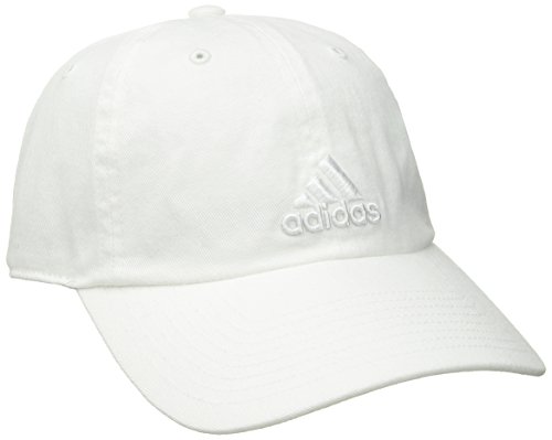 adidas Women's Saturday Cap, White/White, One Size