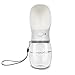 Dog Water Bottle for Walking, Dispenser Pet Portable Dogs Cats 12OZ 19OZ Travel Drink Bottle Bowls BPA Freee,Leak Proof,Food Grade (12oz (12oz), Elegant White)