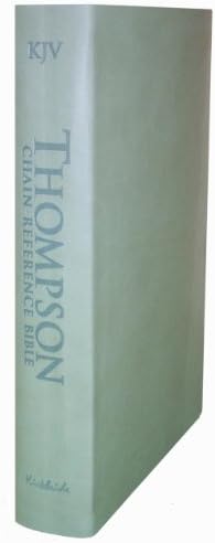 Thompson Chain Reference Bible (Style 507sage index) - Regular Size KJV - Deluxe Kirvella Leather Bound – November 15, 2010