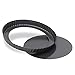 Beasea Tart Pan 10 Inch with Removable Bottom, Non Stick Quiche Pan Pie Shell Fluted Edge Tart Pan, Loose Base Carbon Steel Round Cooking Pan for Baking