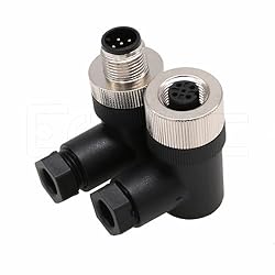 Eonvic Right Angle M12 5 Pin Male & Female A Code