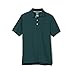French Toast boys Short Sleeve Pique (Standard & Husky) Polo Shirt, Hunter Green, 6 7 US