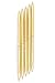 Luxury Ballpoint Gold Pen Set of 6 in Glossy White Gift Box | Gold/Black Ink Office Pens for Women & Men - Slim, Nice Writing Pens