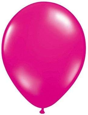 Folat - Metallic Balloons For Party Decoration - Magenta - 12In / 30cm - 50 pieces, 50er Pack - Image 3