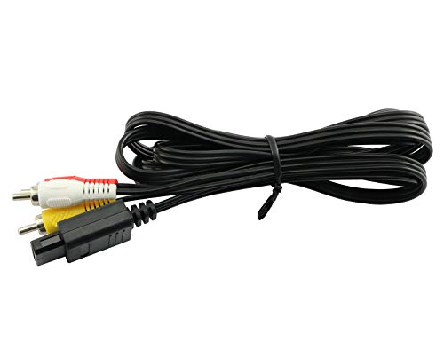 Magic&shell 1PC AV Audio Video Composite Cable Adapter for Nintendo N64 SNES Gamecube GC