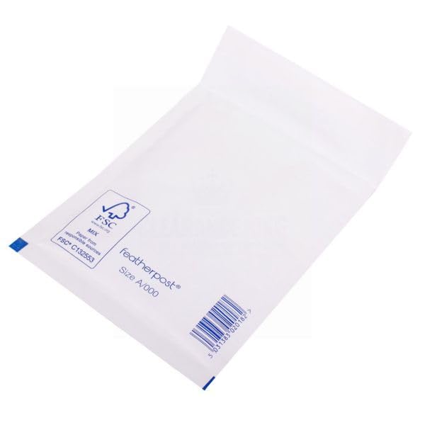 PackitUK 1702-200 120 x 175 mm Arofol Size A AR01 Padded Bubble Lined Mailers Cushioned Envelope - White (Pack of 200)
