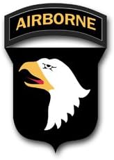 US Army 101st Airborne Division Patch Decal Sticker 3.8"