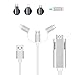 3 in 1 HDMI Adapter Cable, Tiancai Type-C/Micro USB/Phone to TV Projector Monitor 1080P HDTV HDMI Cable Adapter for All Mobile Phone Devices