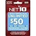 Wireless Refill Minutes Net10 Cellular Prepaid Airtime Top up $50