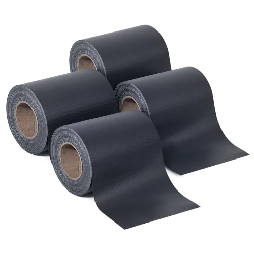 interGo Sichtschutzstreifen Zaun 35 m x 19 cm inkl.20 Clips, Sichtschutz Zaunfolie PVC Sichtschutzstreifen Doppelstabmatten für Gartenzaun, Balkon/Div