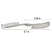 Stainless Steel Beard Comb Men's Hair, Beard and Mustache Styling Comb with Carry Case Folding Pocket Mental Comb