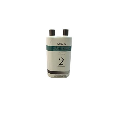 Nioxin System 2 Cleanser and Scalp Therapy Conditioner, 33.8 Ounce