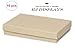 10 Pack Cotton Filled Kraft Color Jewelry Gift and Retail Boxes 5.25 X 3.75 X 1 Inch Size