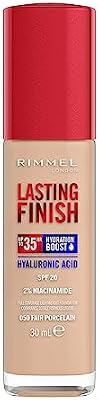 Lasting Finish 35 Hour, fondotinta, lunga durata, idratante, formula vegana, copertura totale, 30 ml, 050 Fair Porcellana