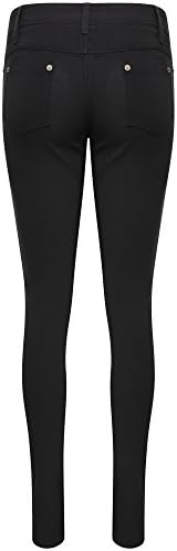 super skinny black school trousers