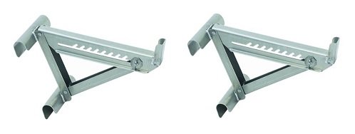 image for Qualcraft 2420 Aluminum Two-Rung Short Body Ladder Jack (2-Pack)