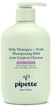 Pipette Baby Shampoo and Body Wash Vanilla Ylang Ylang, Tear - Main Image