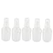 5 Pcs Empty Clear White Plastic Spray Bottle Pump 50ML